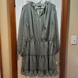 ▪️OLIVE SWISS DOT DRESS